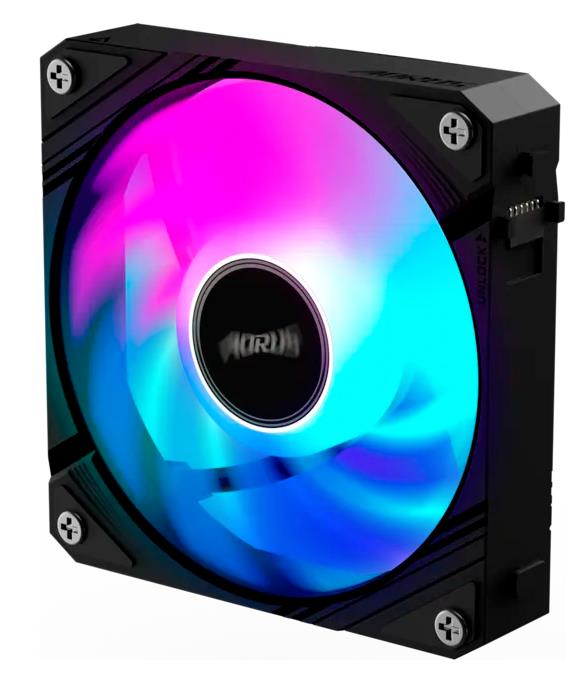 Изображение Вентилятор GIGABYTE AORUS EZ CHAIN FAN 120 (2000 об/мин , 120x120x25 мм,4-pin PWM)
