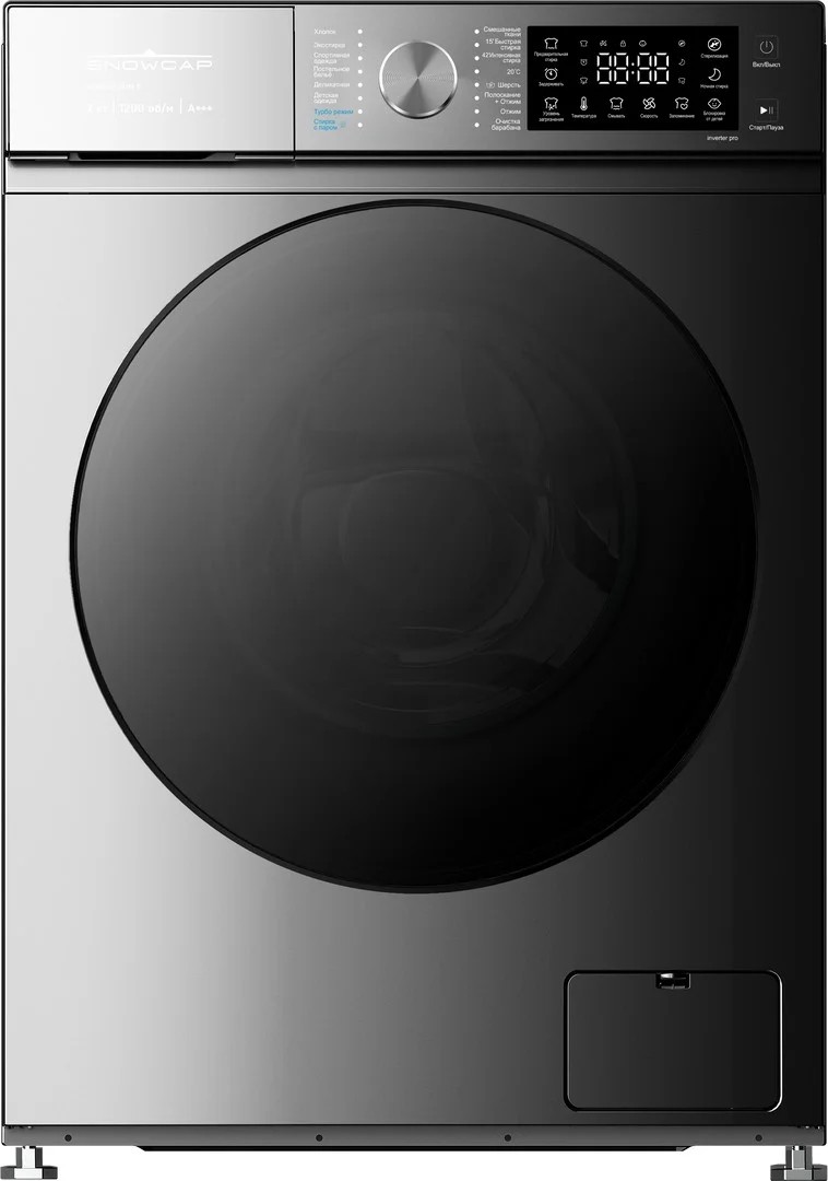 Изображение Стиральная машина Snowcap WM6507 SLIM S, серебристый (фронтальная, 7 кг, 1200 об/мин )