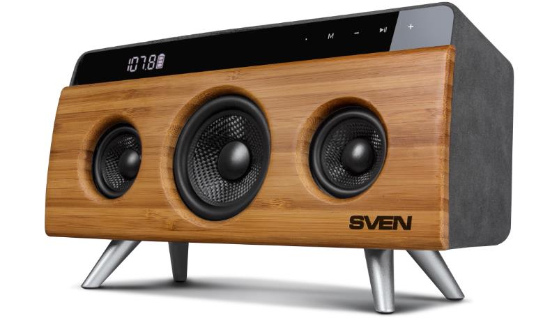 Изображение Портативная акустика Sven HA-930 2.1 (30 Вт   бамбук)