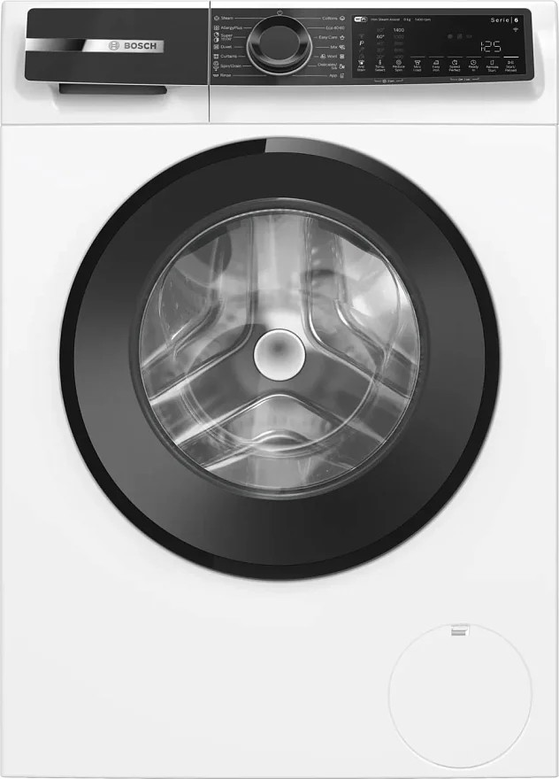 Изображение Стиральная машина Bosch WGK244Z0ME, белый (фронтальная, 9 кг, 1400 об/мин )
