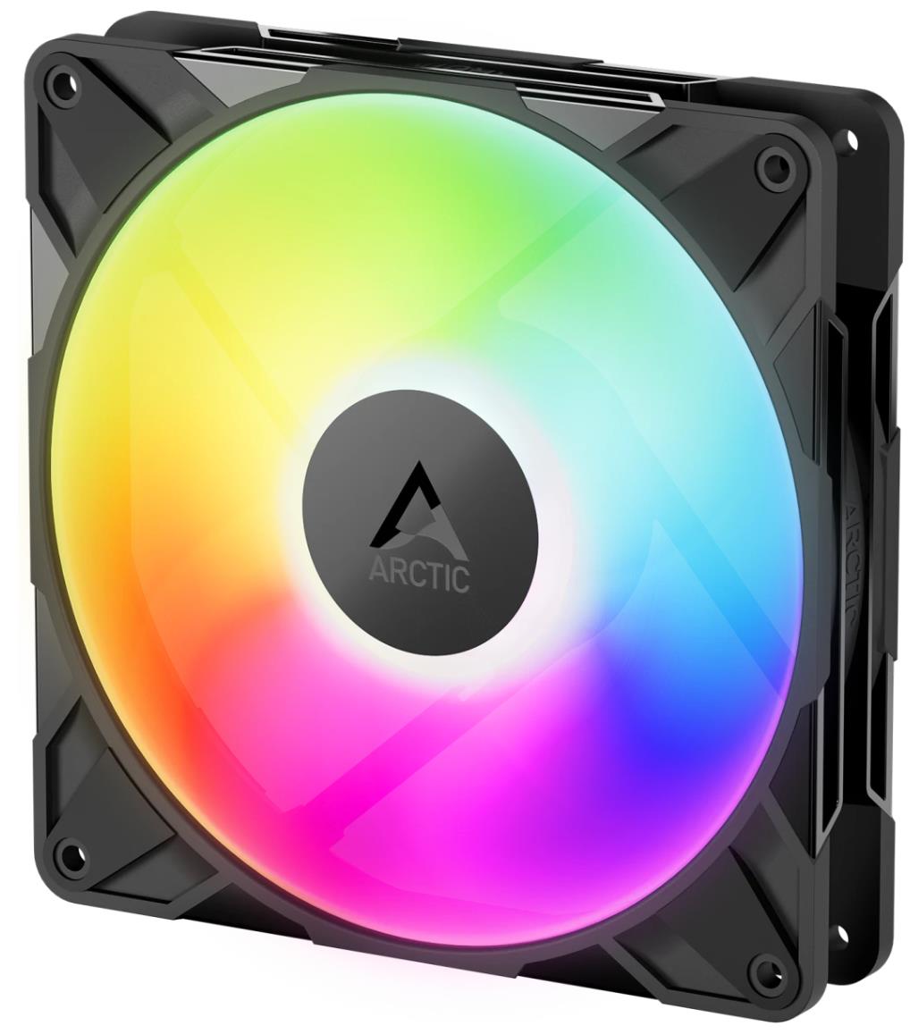 Изображение Вентилятор Arctic P14 Pro A-RGB Black (2500 об/мин , 140x140x25 мм,4-pin PWM)