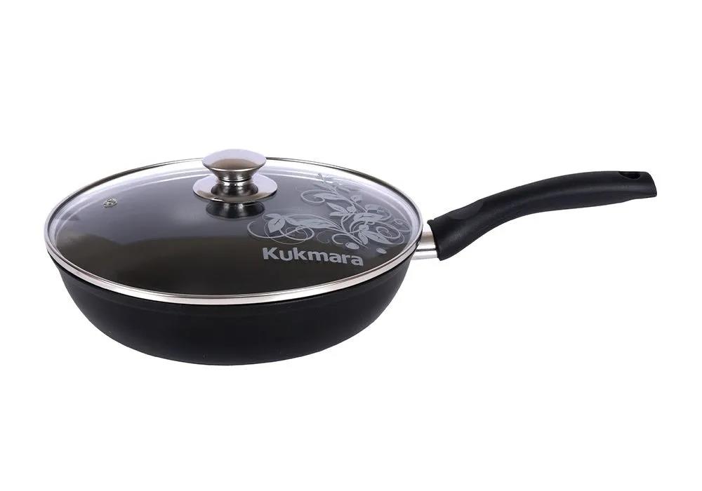 Изображение Универсальная сковорода Kukmara С269а а/пр литая стекл/кр (26 см )