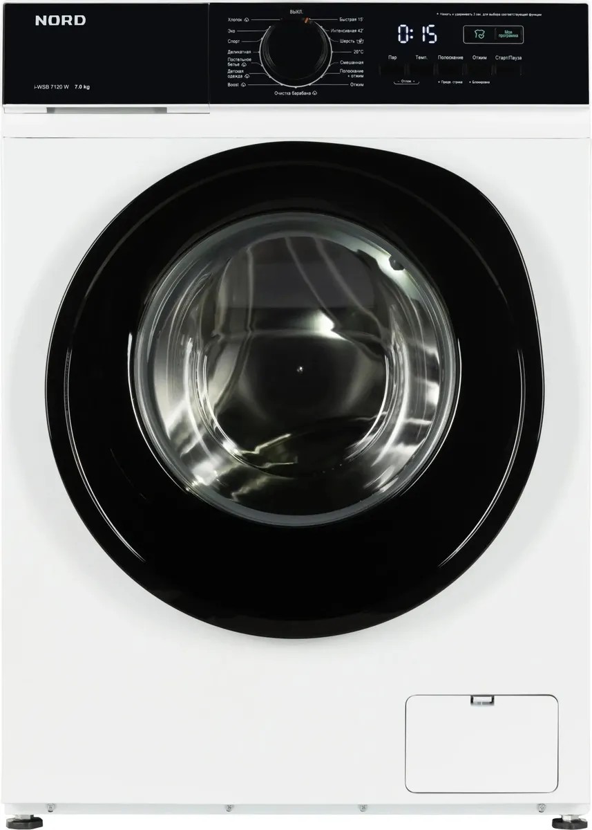 Изображение Стиральная машина Nord i-WSB 7120 W, белый (фронтальная, 7 кг, 1200 об/мин )
