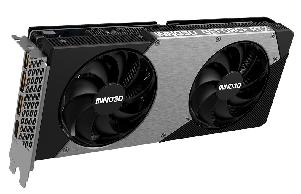 Изображение Видеокарта Inno3D NVIDIA GeForce RTX 5060 Ti Twin X2 16Gb 16 Гб (GeForce RTX 5060 Ti, GDDR7)/(N506T2-16D7-191073N)