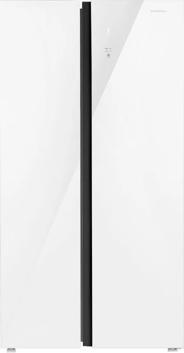 Изображение Холодильник MAUNFELD MFF177NFW Slim Inverter белое стекло (A++,361 кВтч/год)