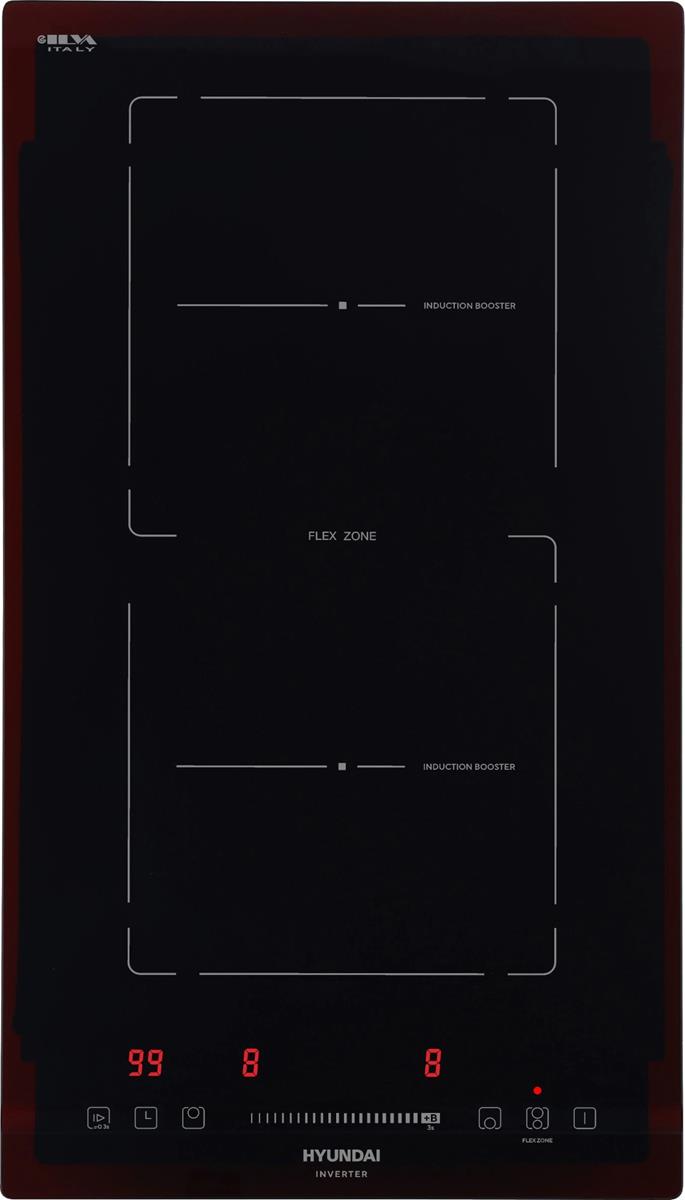 Изображение Варочная панель Hyundai HHI 3855 BG (черный)