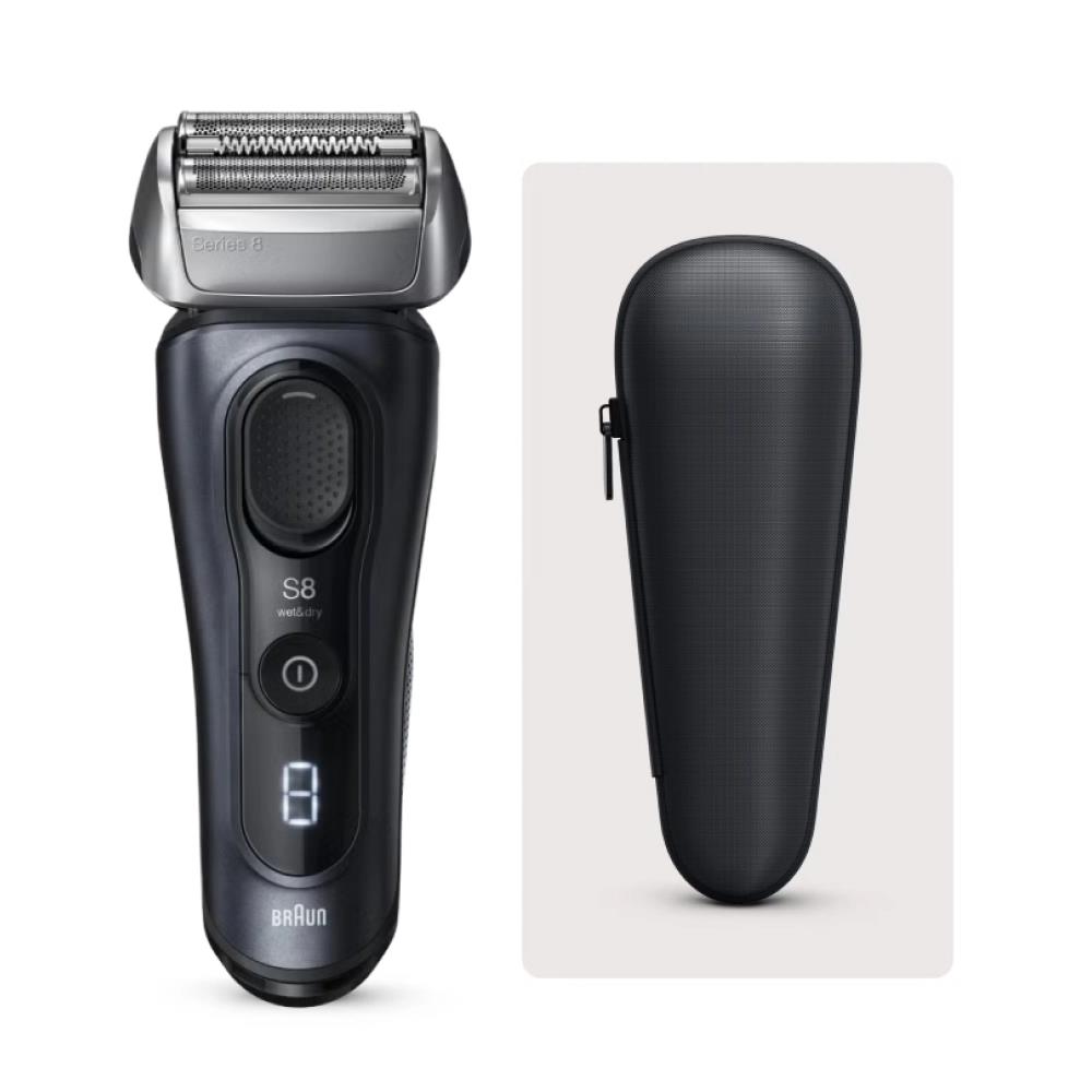 Изображение Бритва Braun S8 8603s с футляром, тип 5795,синий, черный