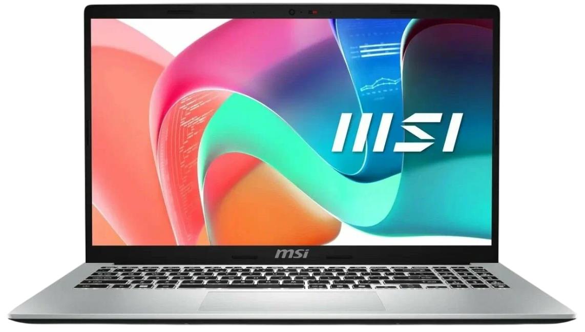 Изображение Ноутбук MSI Modern 15 F1MG-831RU (Intel 120U 1400 МГц/ SSD 512 ГБ  /RAM 16 ГБ/ 15.6" 1920x1080/VGA встроенная/ Windows 11 Pro) (9S7-15S112-831)