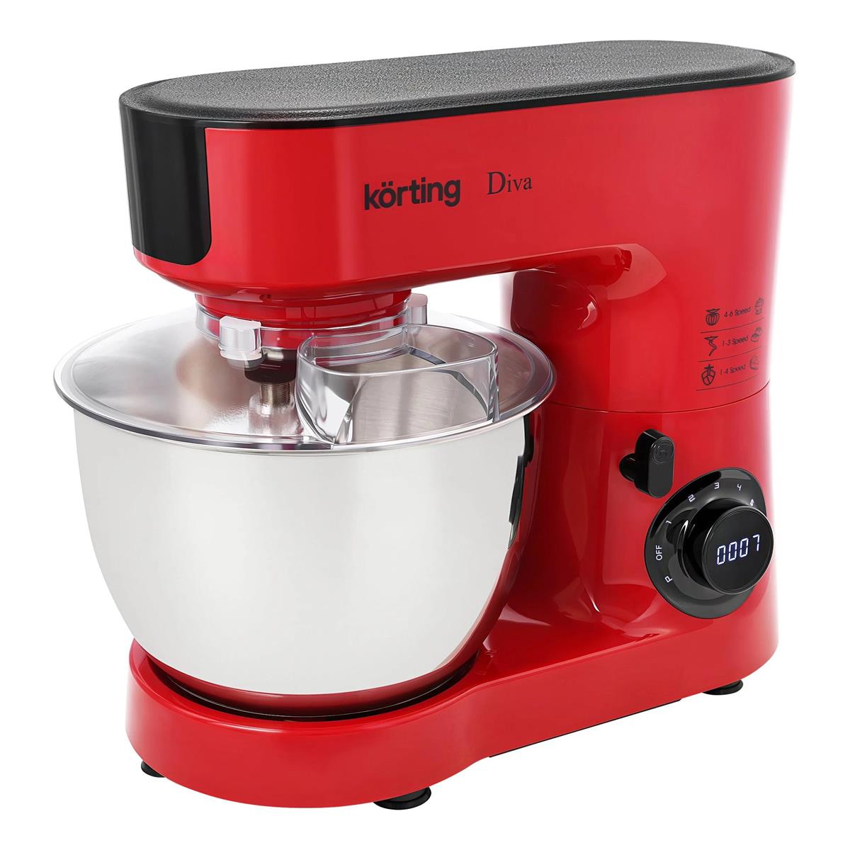Изображение Миксер Korting KKM 0103 Diva (1500 Вт /красный)