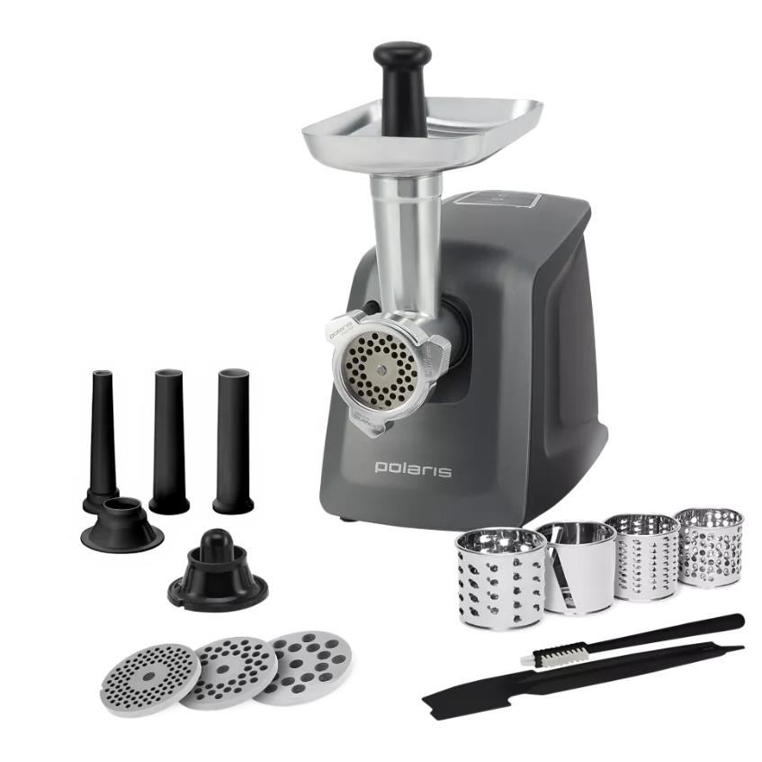 Изображение Мясорубка Polaris PMG 3090 RUS 3000 Вт (3000 Вт /3,5 кг/мин/графитовый)