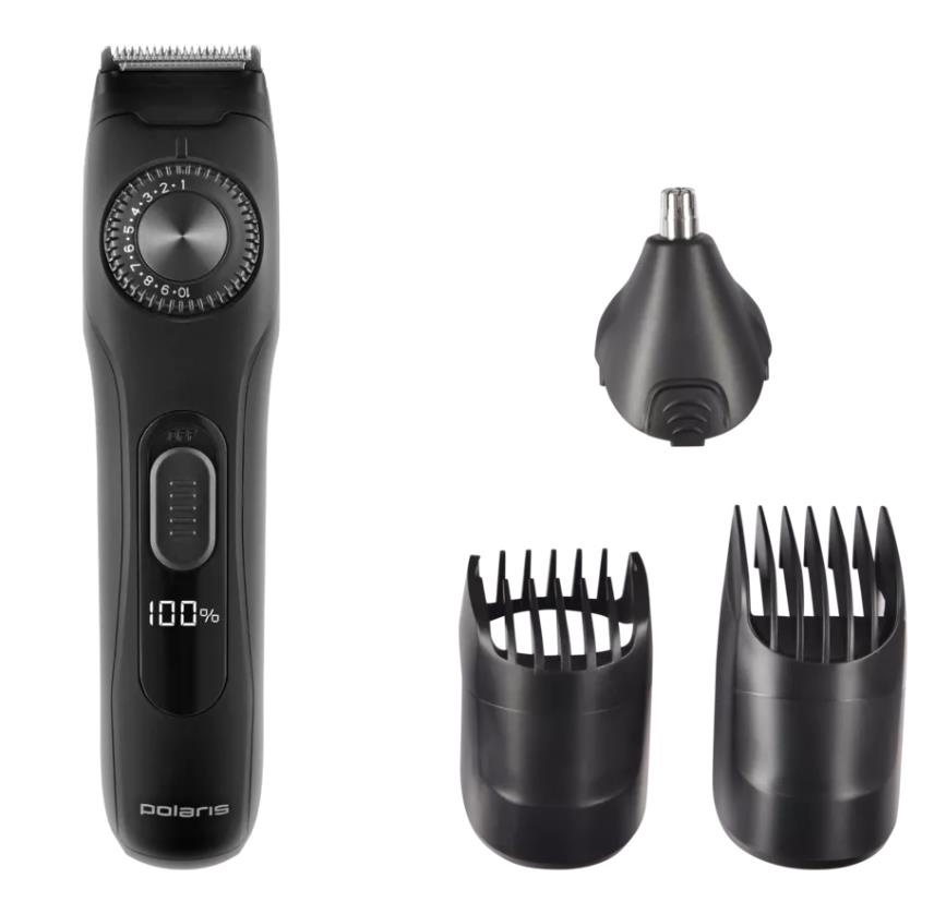 Изображение Машинка для стрижки тела, бороды и усов, волос Polaris PHC 2250, черный
