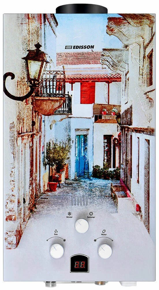 Изображение Водонагреватель проточный (газовые) Edisson E 20 GD (Лиссабон)