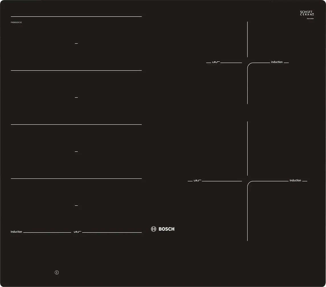 Изображение Варочная панель Bosch PXE601DC1E (черный)