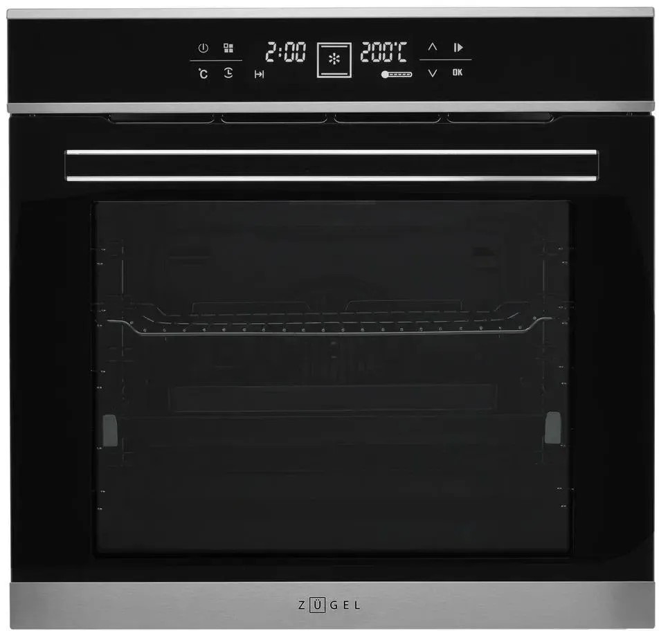 Изображение Духовой шкаф Zugel ZOE601X (75 л , чёрный, нержавеющая сталь)