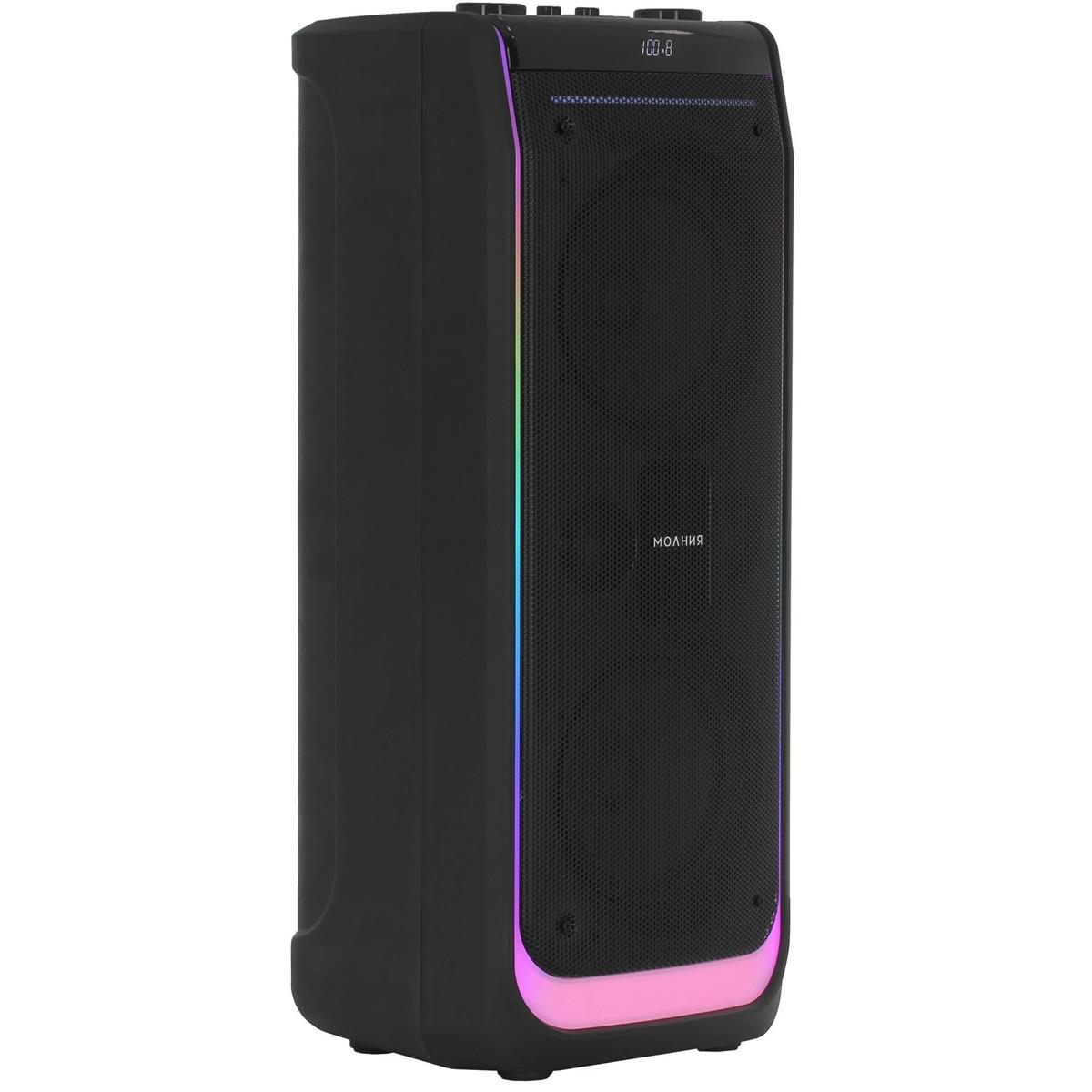 Изображение Портативная акустика Ural Молния 10000 1000W 1.1 BT/3.5Jack/USB-C 20м 8000mAh (УРАЛ МОЛНИЯ 10000) (1000 Вт   черный)