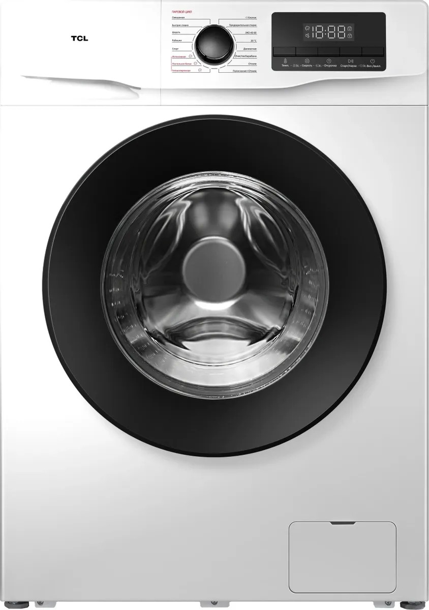 Изображение Стиральная машина TCL W-SF606W, белый (фронтальная, 6 кг, 1000 об/мин )