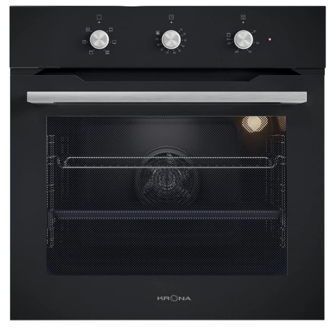 Изображение Духовой шкаф Krona ARADEO 60 BL (66 л , чёрный)