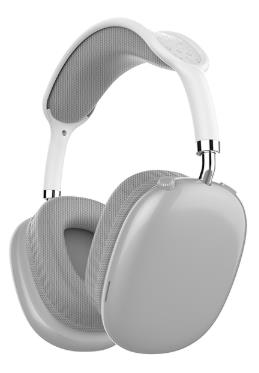 Изображение Bluetooth-гарнитура/наушники Qumo Emotion (ВТ 0090) MicroSD AUX накладная Bluetooth 5.3 360 мА 10ч (серебристый)