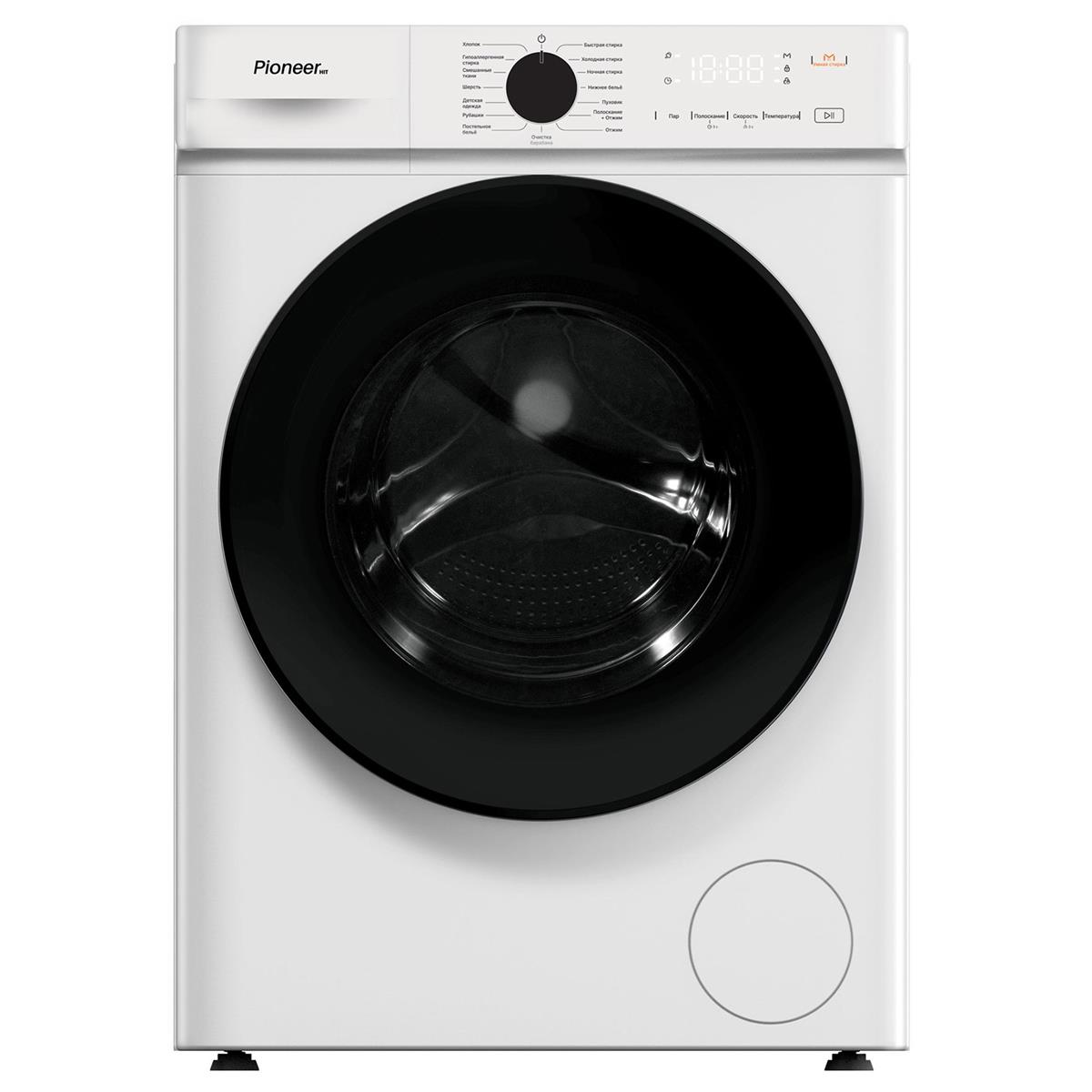 Изображение Стиральная машина Pioneer WM-228004WH, белый (фронтальная, 8 кг, 1400 об/мин )