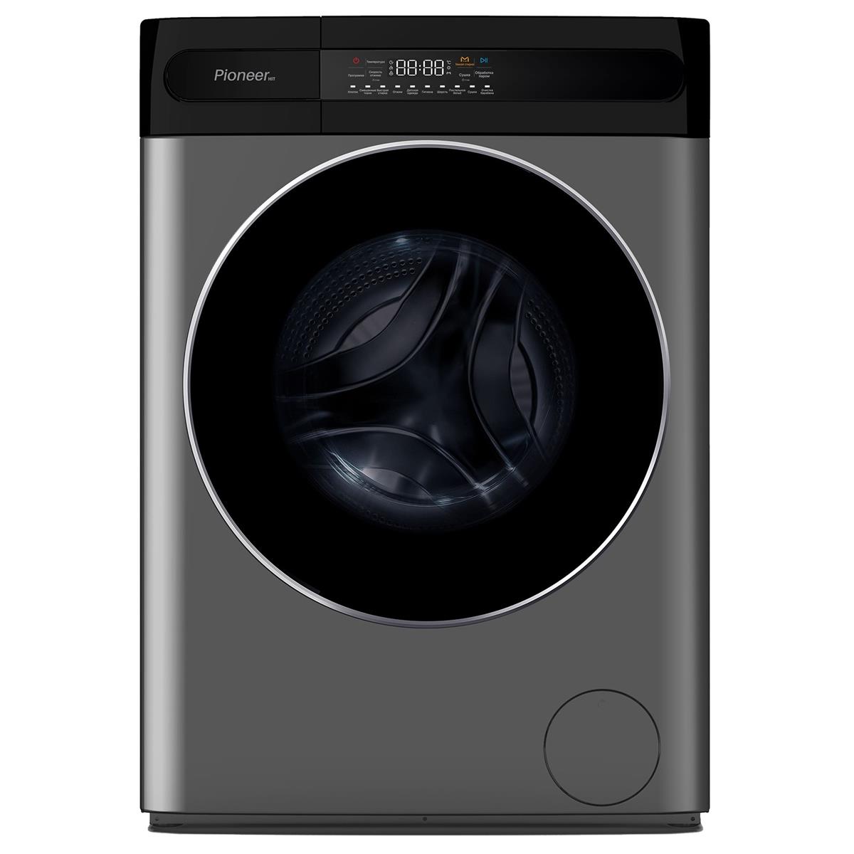 Изображение Стиральная машина Pioneer WMD-241605DG, серый (фронтальная, 11 кг, 1400 об/мин )