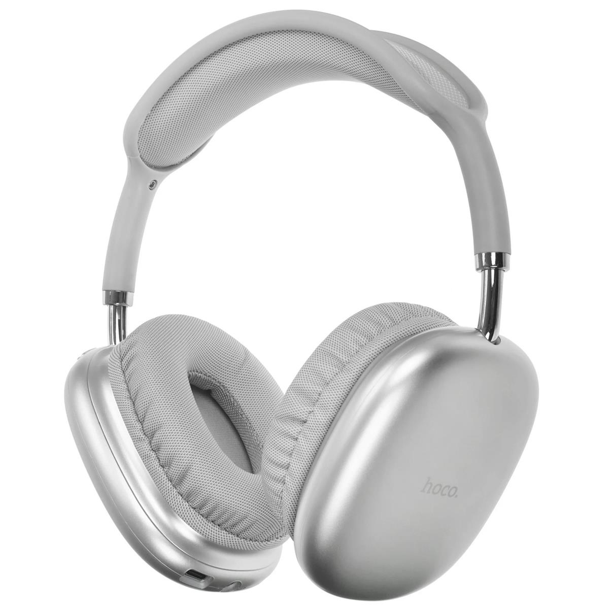 Изображение Bluetooth-гарнитура/наушники Hoco W35 Air (серебристый)