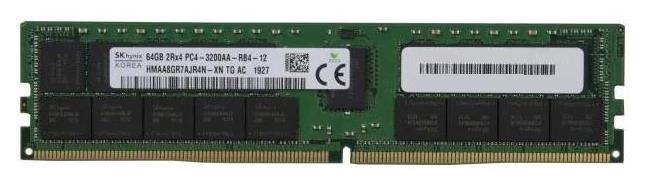 Изображение Оперативная память 1х64 GB DDR4 Hynix HMAA8GR7AJR4N-XN (25600 МБ/с, 3200 МГц, CL22)