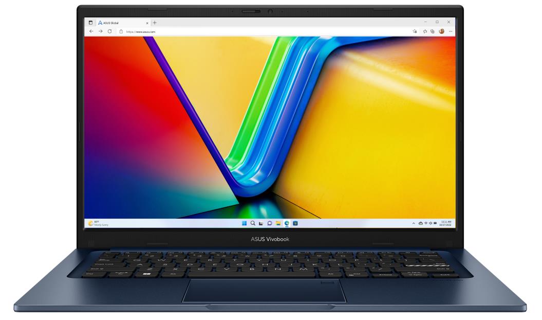 Изображение Ноутбук Asus X1404VA Vivobook 14 (Intel 1334U 1300 МГц/ SSD 256 ГБ  /RAM 12 ГБ/ 14" 1920x1080/VGA встроенная/ Windows 11 Home) (90NB10I1-M016B0)