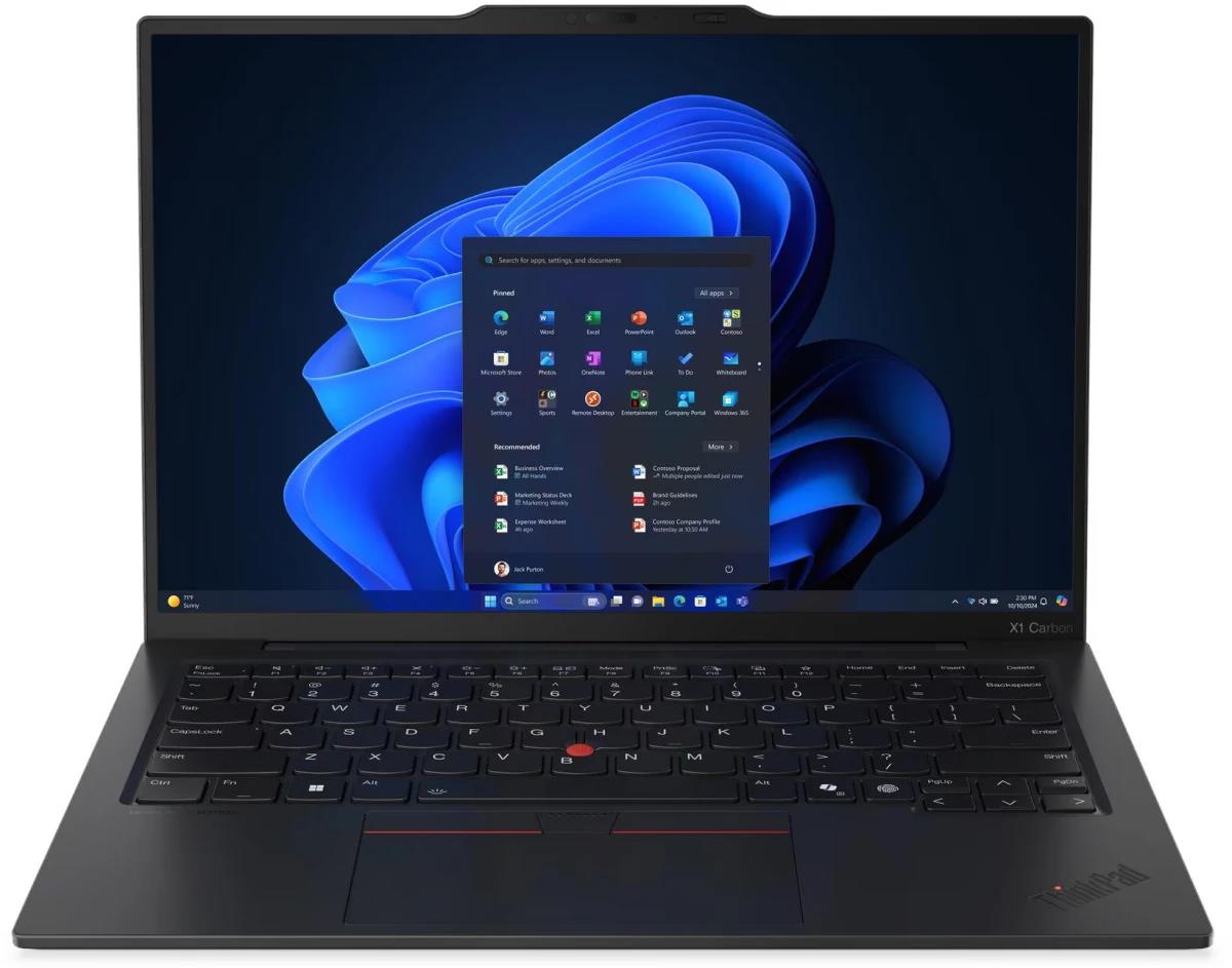 Изображение Ноутбук Lenovo ThinkPad X1 Carbon Gen 13 Aura Edition (Intel 255U 2000 МГц/ SSD 512 ГБ  /RAM 32 ГБ/ 14" 1920x1200/VGA встроенная/ Windows 11 Pro) (21NX00F9US)