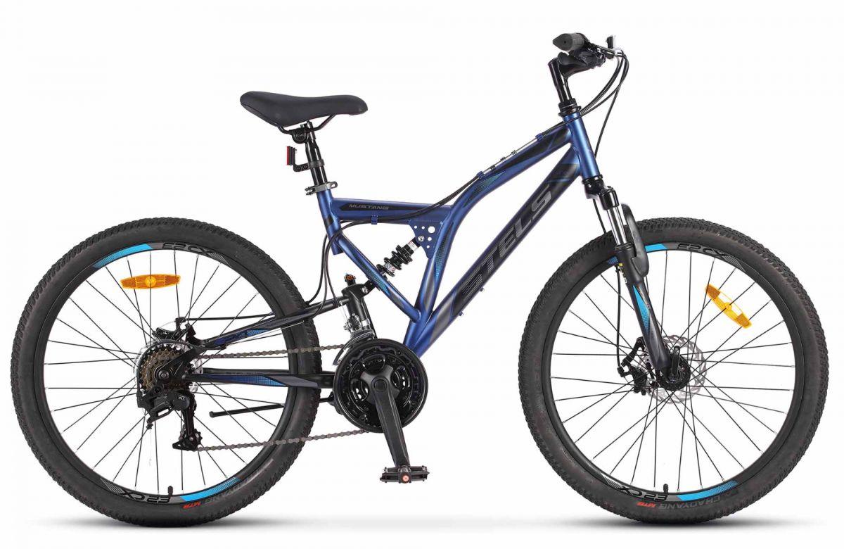 Изображение Велосипед Stels Mustang 24 MD (черный, синий/24 "/16.0 ")-2025 года EP-00007446*X0000001605