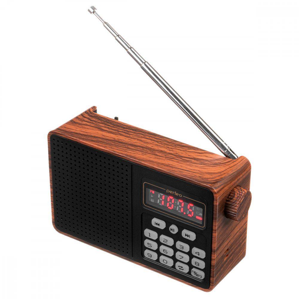 Изображение Радиоприемник Perfeo (PF_D0574) ALPINIST коричневый
