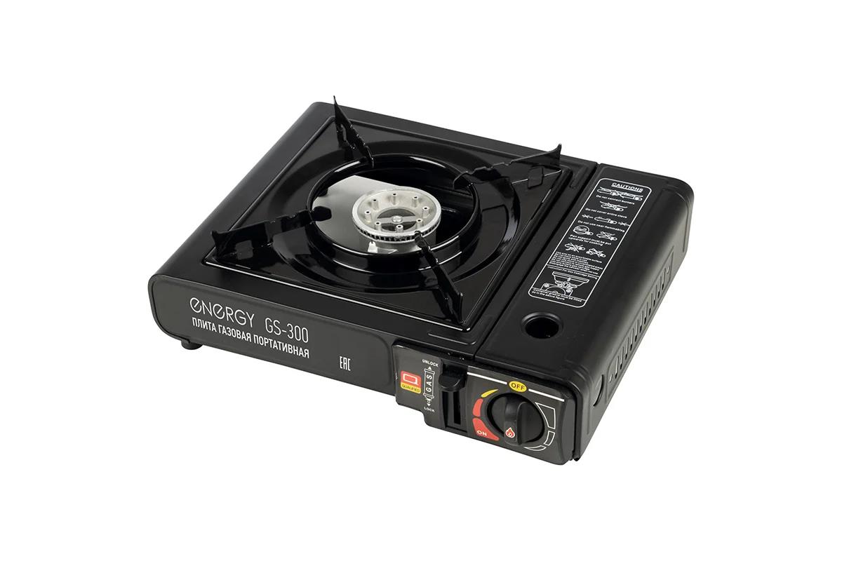 Изображение Плита настольная Energy GS-300 (2 типа подключения) (105311) (газовая, , черный)