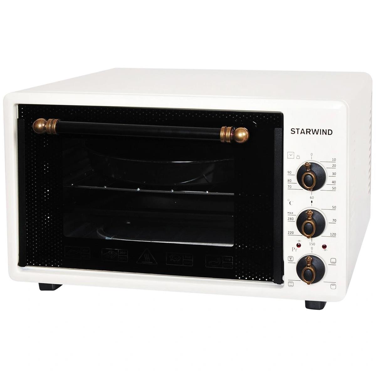 Изображение Электропечь STARWIND SMO2026 36л. 1300Вт  (36 л /1300 Вт /бежевый)