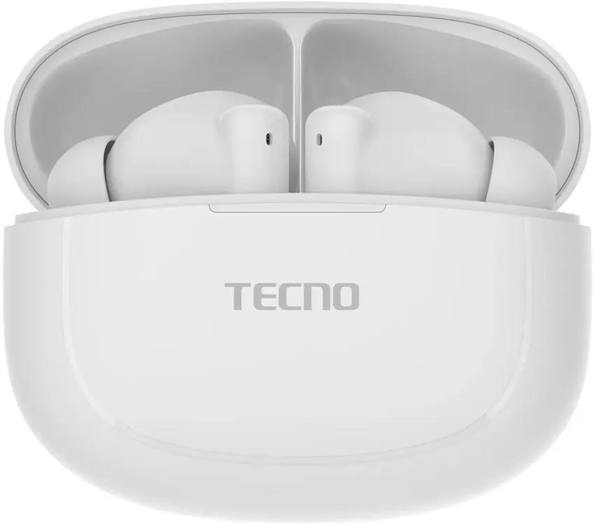 Изображение Bluetooth-гарнитура/наушники TECNO Buds 4 BD04 Air (белый)