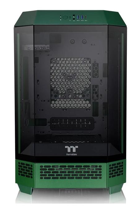Изображение Корпус Thermaltake The Tower 300 Racing Green (mATX, Mini-ITX, зелёный, без БП)/(CA-1Y4-00SCWN-00)