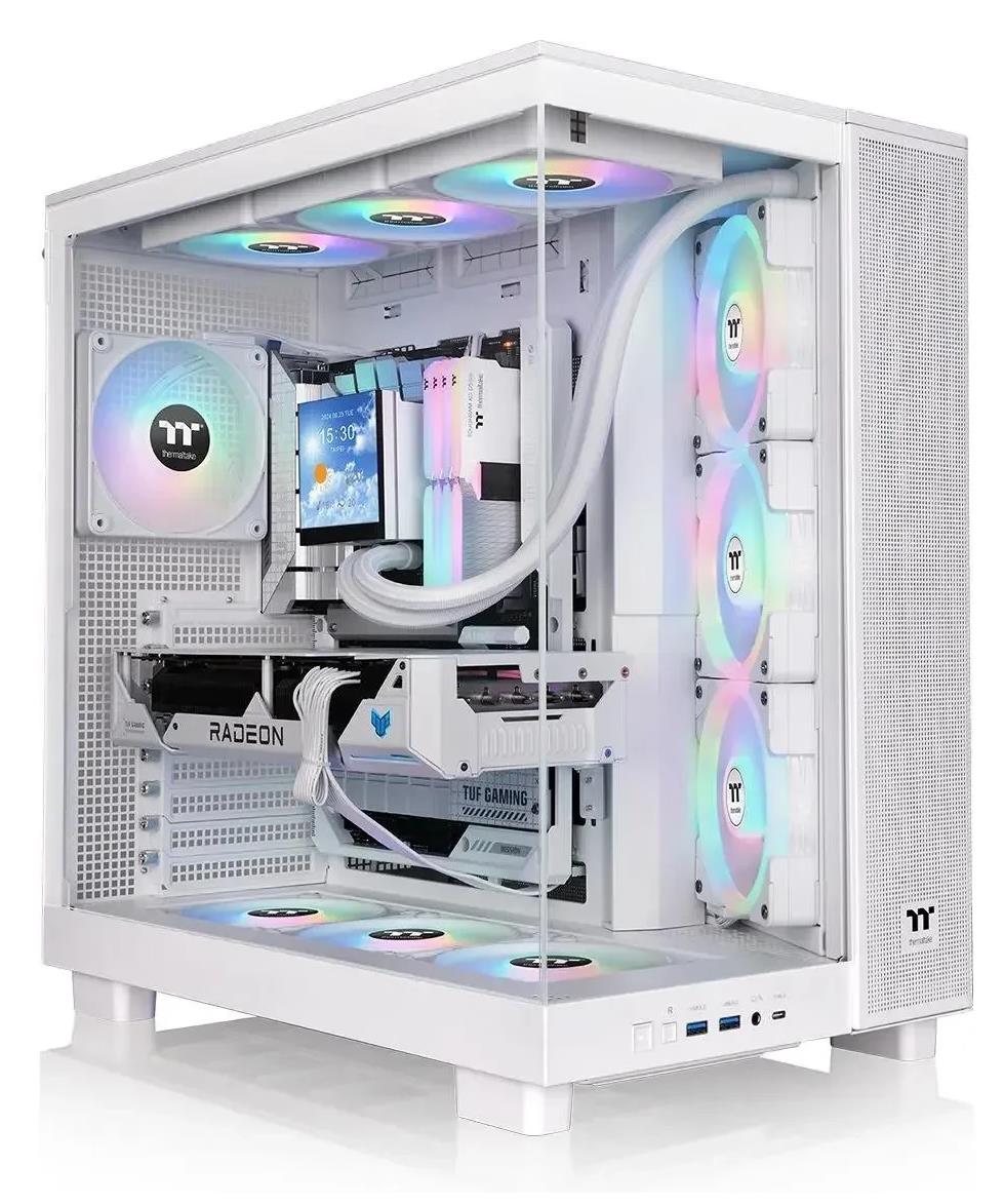 Изображение Корпус Thermaltake View 380 XL TG ARGB White (mATX, ATX, Mini-ITX, белый, без БП)/(CA-11E-00M6WN-00)
