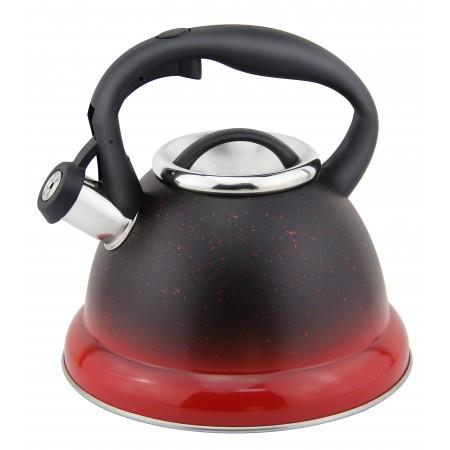 Изображение Чайник Pomi d'Oro P-650203 Napoli (2,5, л л /черный, красный)