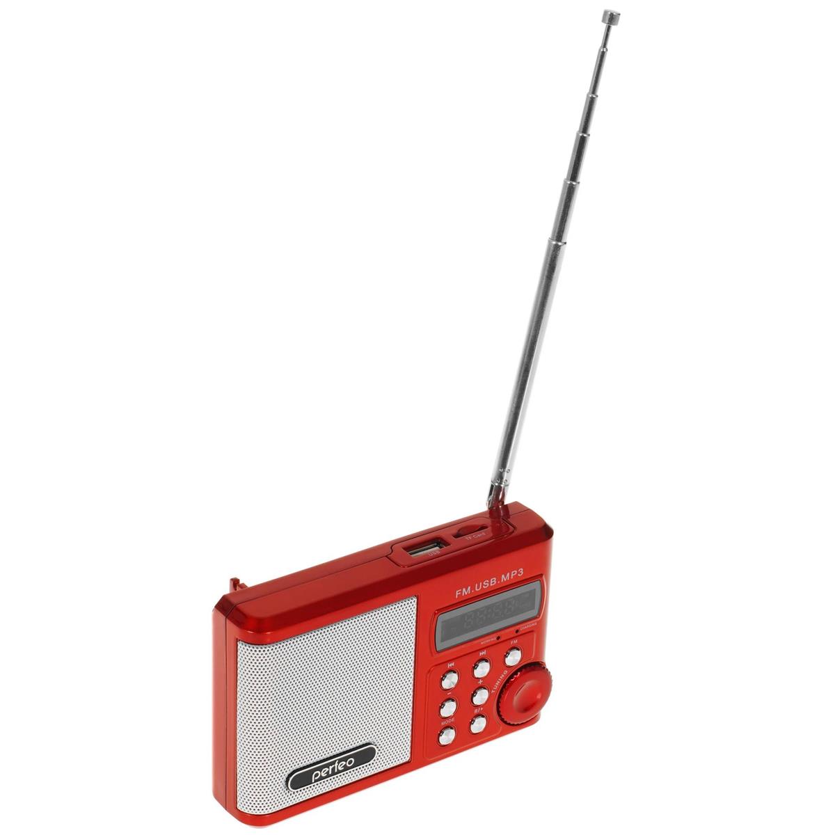 Изображение Радиоприемник Perfeo Sound красный