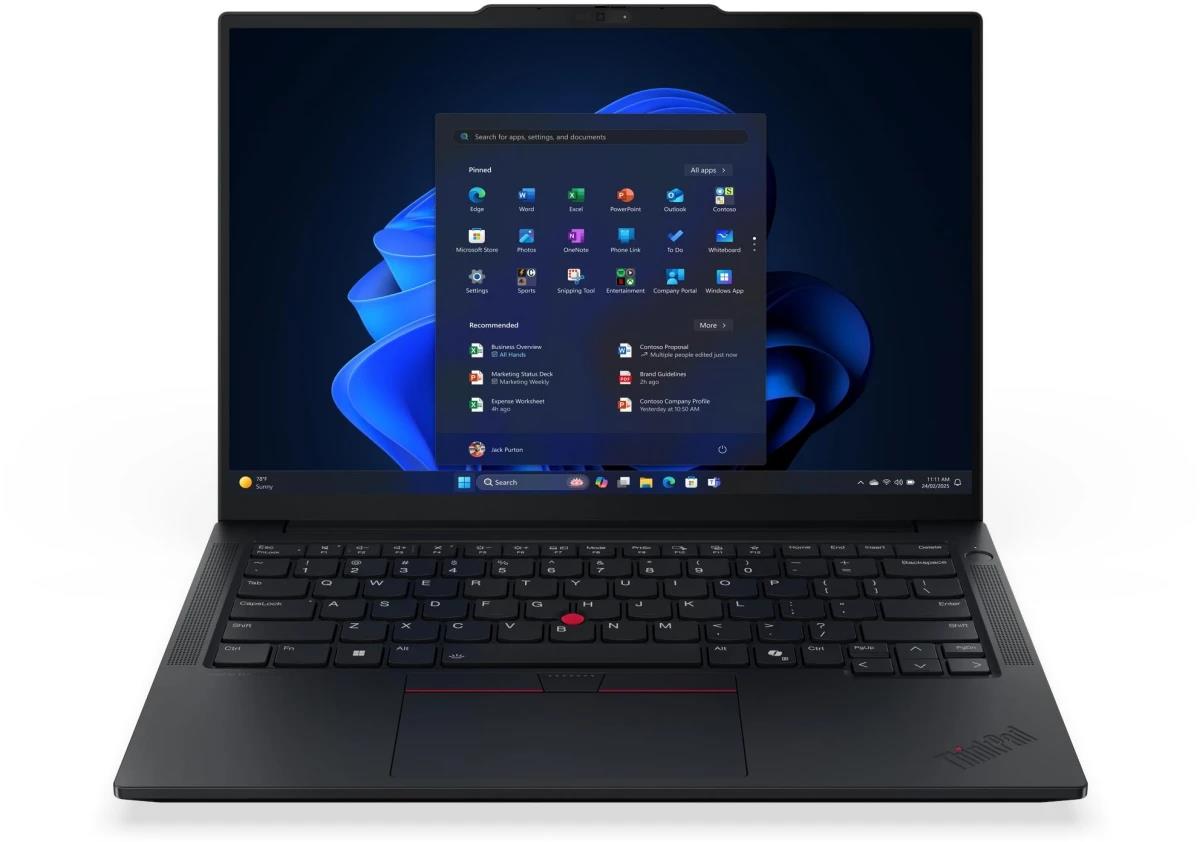 Изображение Ноутбук Lenovo ThinkPad E14 Gen 7 (Intel 210H 2200 МГц/ SSD 512 ГБ  /RAM 16 ГБ/ 14" 1920x1200/VGA встроенная/ Windows 11 Pro) (21T9002HUS)