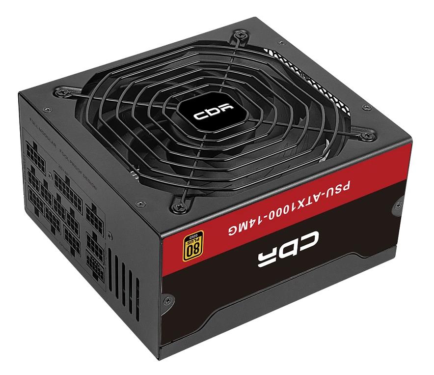 Изображение Блок питания CBR PSU-ATX1000-14MG (PSU-ATX1000-14MG) (1000 Вт )
