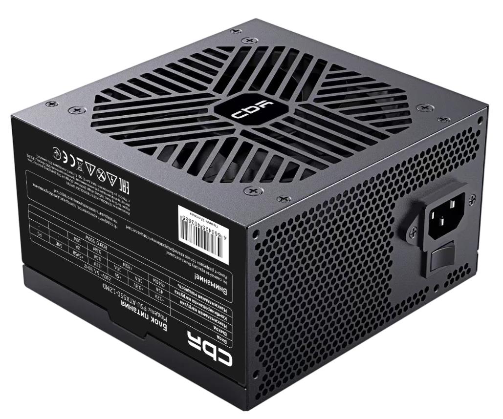Изображение Блок питания CBR PSU-ATX550-12MD (PSU-ATX550-12MD) (550 Вт )