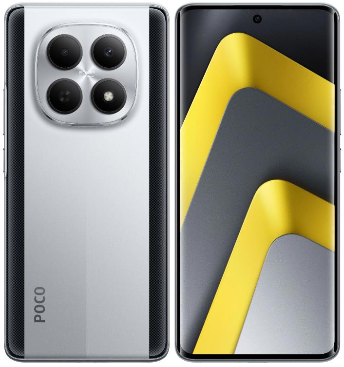 Изображение Смартфон Xiaomi POCO M8 5G (512 Гб/8 Гб) серебристый