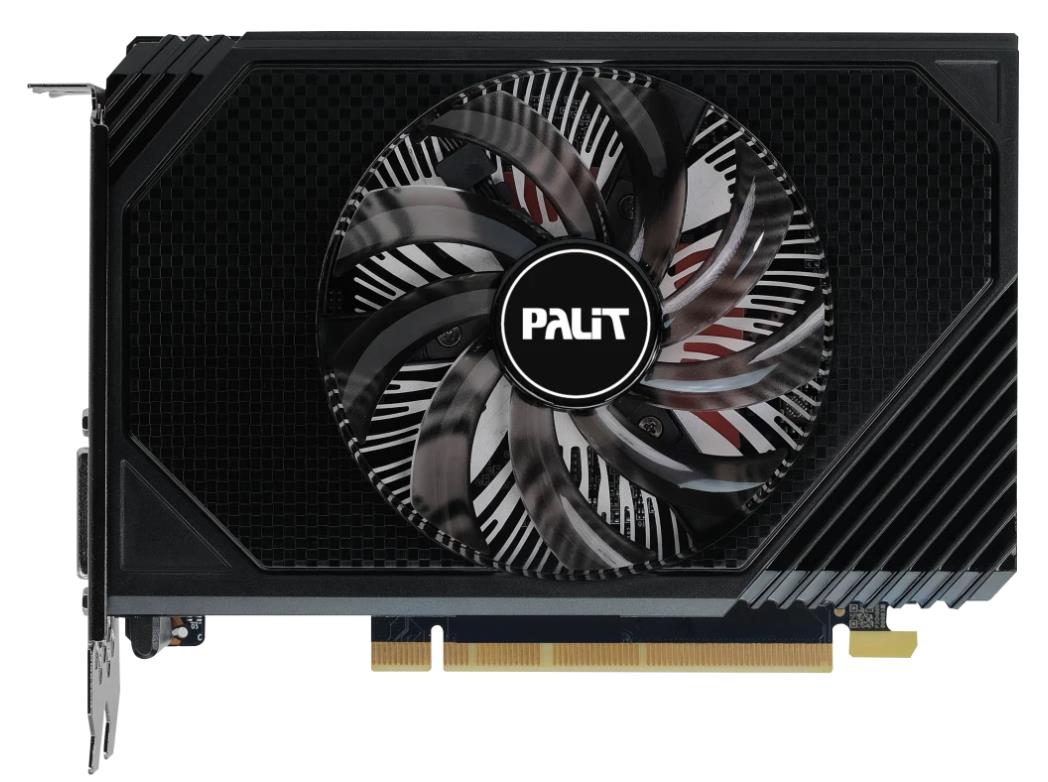 Изображение Видеокарта Palit NVIDIA GeForce RTX 3050 StormX OC 6GB 6 Гб (NVIDIA GeForce RTX 3050, GDDR6)/(NE63050S18JE-1072F)