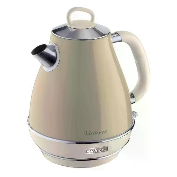 Изображение Электрический чайник Ariete Vintage 2869/03 2000 Вт, 1.7 л (2000 Вт/1,7 л /металл, пластик/бежевый)