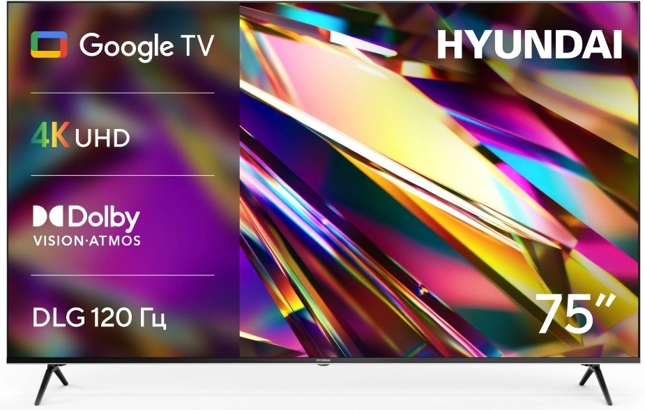 Изображение Телевизор Hyundai H-LED75BU7011 75" HDR, 4K Ultra HD Smart TV черный