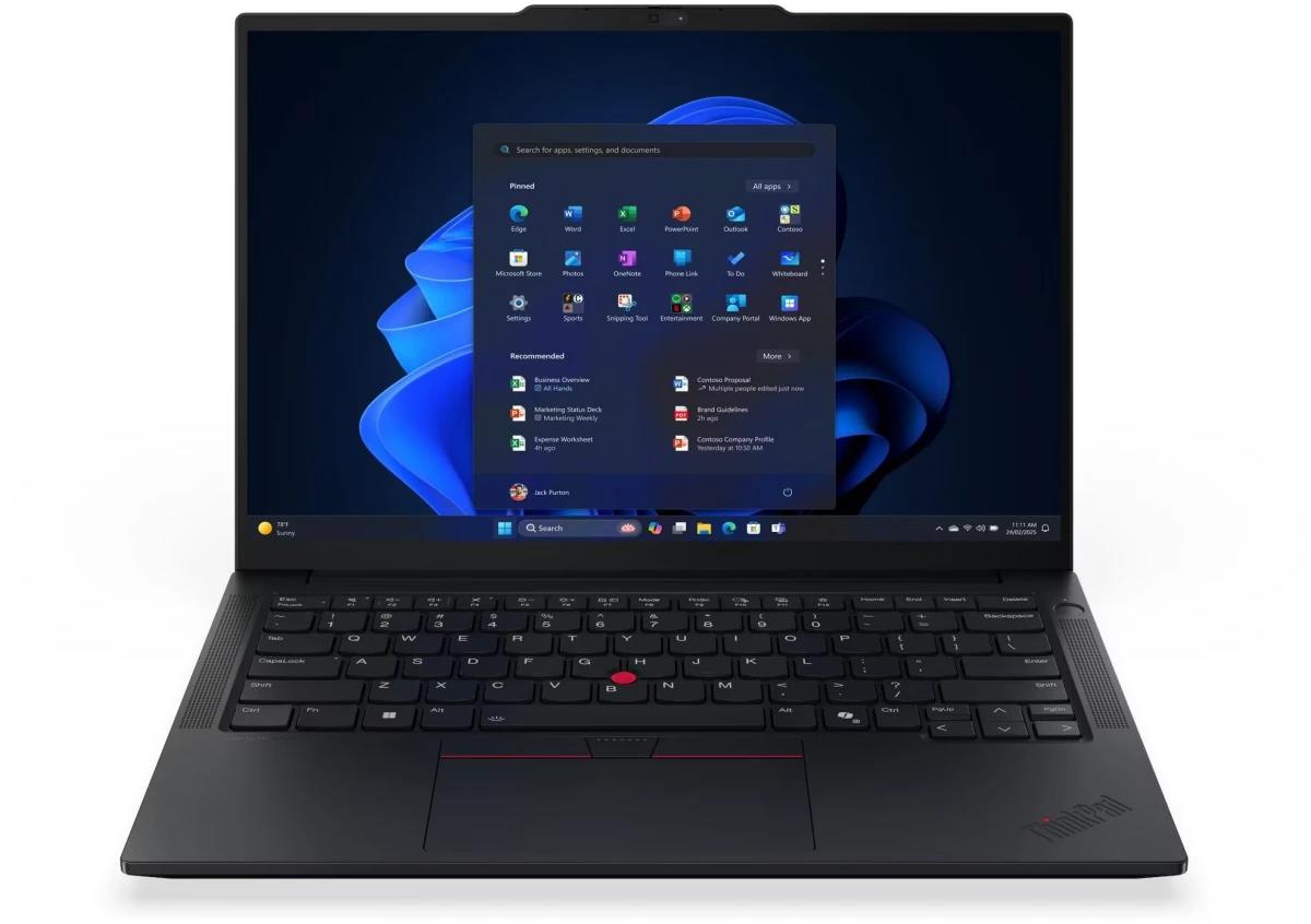 Изображение Ноутбук Lenovo ThinkPad E14 Gen 7 (Intel 255H 2000 МГц/ SSD 512 ГБ  /RAM 16 ГБ/ 14" 1920x1200/VGA встроенная/ Windows 11 Pro) (21SXS0N500_Win11P)