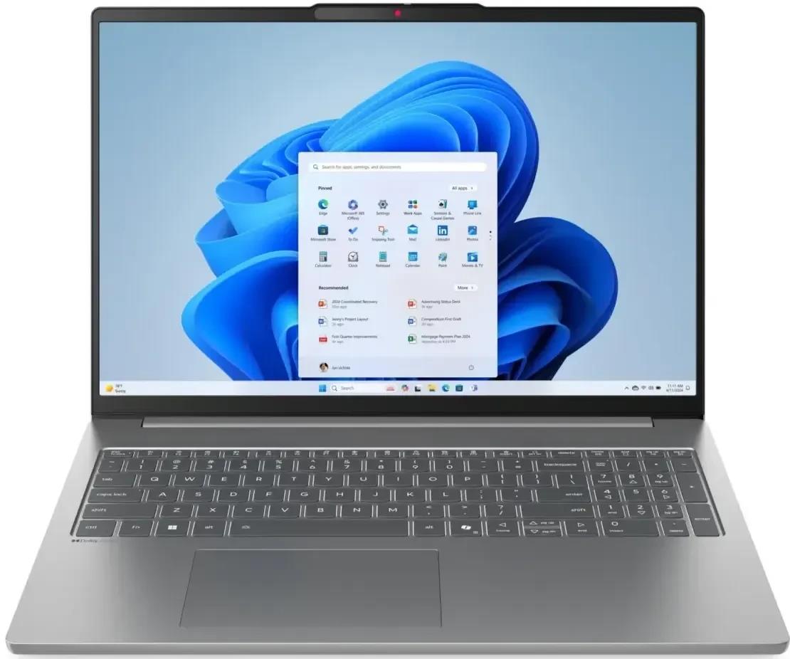 Изображение Ноутбук Lenovo IdeaPad Slim 5 16ARP10 (AMD 7735HS 3200 МГц/ SSD 1024 ГБ  /RAM 32 ГБ/ 16" 1920x1200/VGA встроенная/ Windows 11 Pro) (83HU003JRK_Win11P)