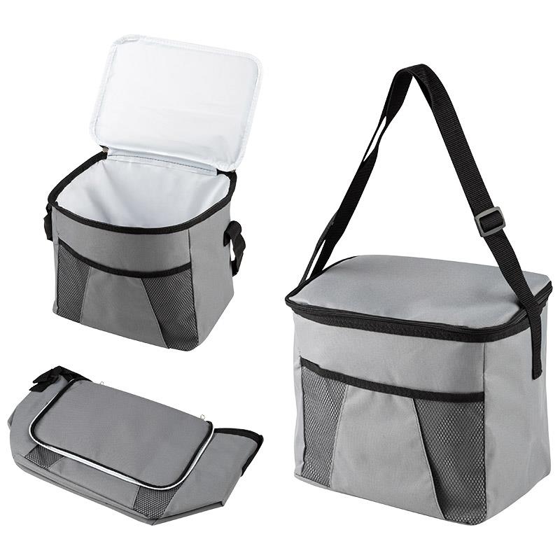 Изображение Термосумка Ecos PC2201, 14 л., р-р: 28x20x25см, цвет: серый 104834 14 л