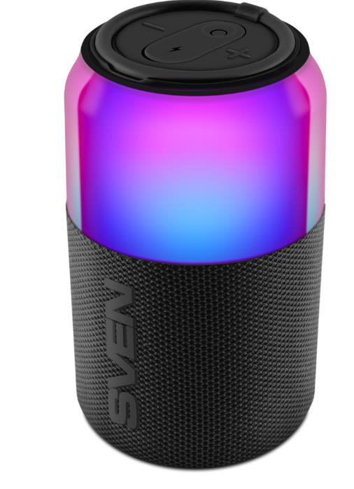 Изображение Портативная акустика Sven PS-130 black (10 Вт, USB, Bluetooth, питание от USB/аккумулятора) (10 Вт   черный)