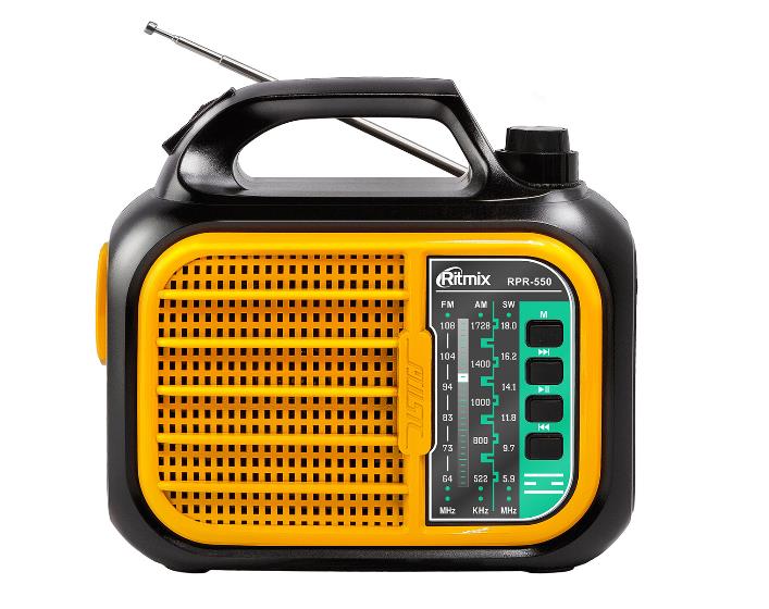 Изображение Радиоприемник Ritmix RPR-550 черный
