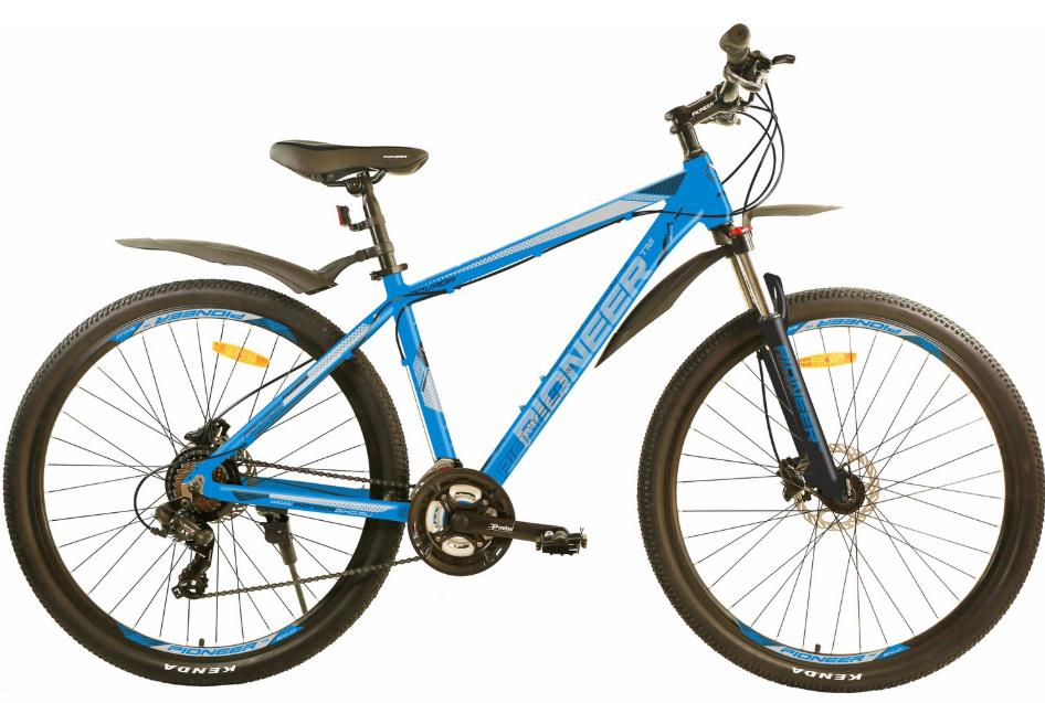 Изображение Велосипед Pioneer Nevada 29 (черный, синий, серебристый/29 "/18.0 ")-2021 года